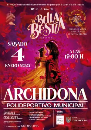 Musical La Bella y la Bestia llega a Archidona